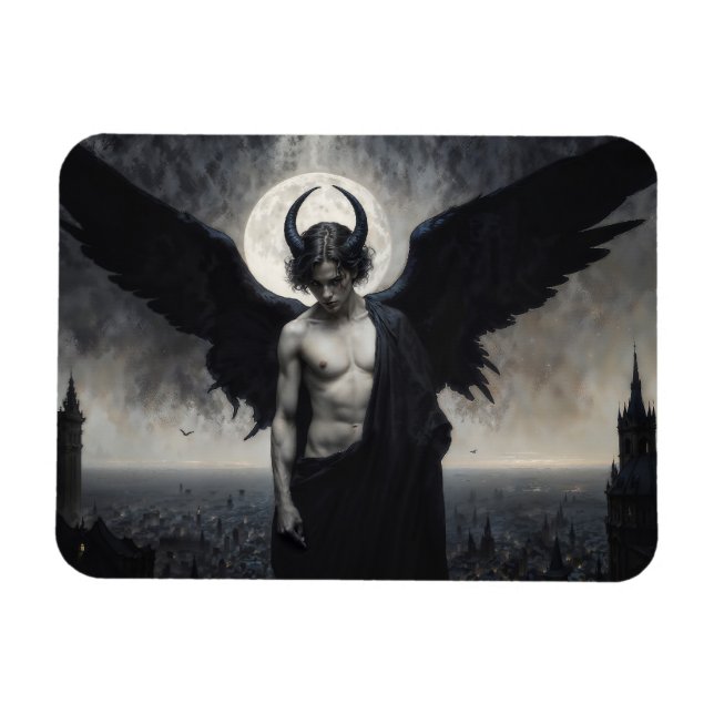 Magnet Flexible Portrait gothique de Lord Lucifer (Horizontal)