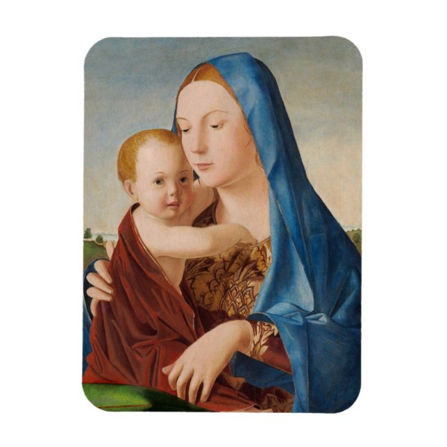 Magnet Flexible Portrait Marie et bébé Jésus (Vertical)