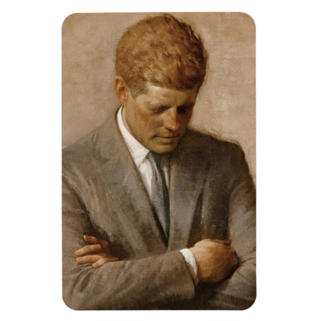 Magnet Flexible Portrait officiel de John F Kennedy (Vertical)