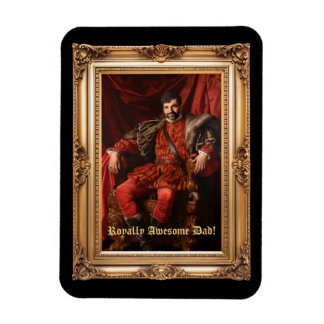 Magnet Flexible Portrait Royal Personnalisé Photo Ornat