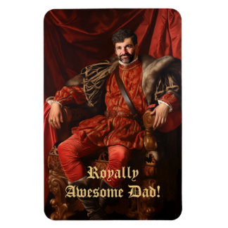 Magnet Flexible Portrait Royal Personnalisé Photo Ornat