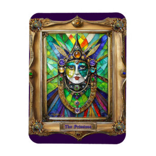 Magnet Flexible Portraits du Monde de Mardi Gras - La Prêtresse
