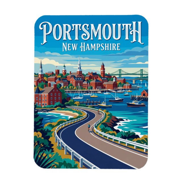 Magnet Flexible Portsmouth États-Unis (Vertical)