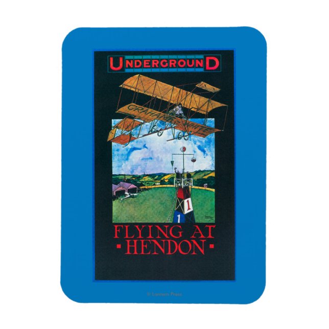 Magnet Flexible Poster de Grahame-White et de Plane au-dessus de l (Vertical)