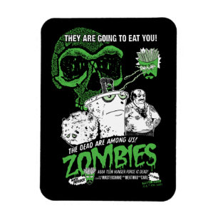 Magnet Flexible Poster de la Force de Faim Ado Aqua Zombies