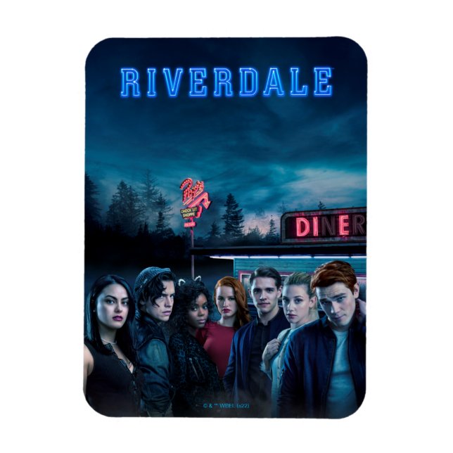 Magnet Flexible Poster de Riverdale Outside Pop's Diner (Vertical)