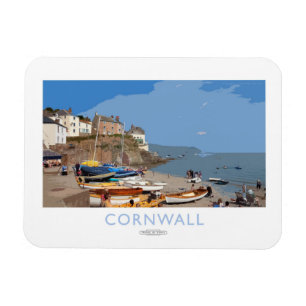 Magnet Flexible Poster du chemin de fer Cornwall
