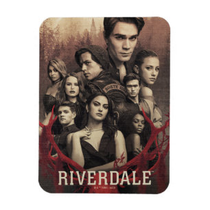 Magnet Flexible Poster du crâne de cerfs de Riverdale