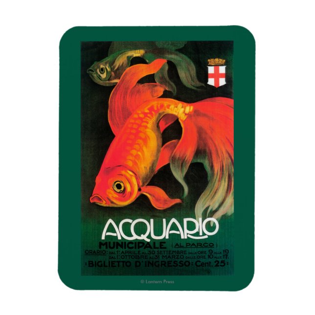 Magnet Flexible Poster promotionnel Aquarium & Parc Municipal (Vertical)