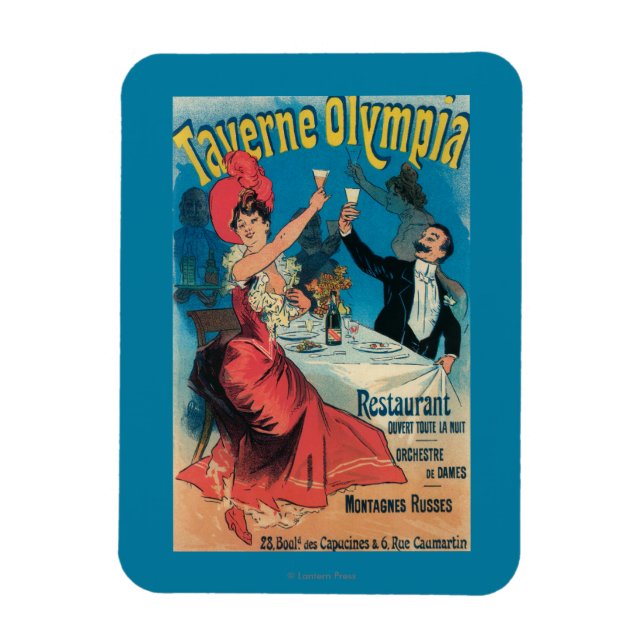 Magnet Flexible Poster promotionnel de Taverne Olympia (Vertical)