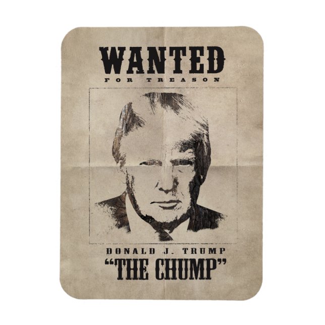 Magnet Flexible Poster Recherché de Trump - Trump (Vertical)
