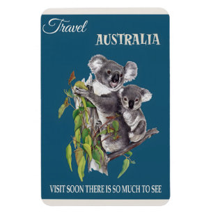 Magnet Flexible Poster vintage australien