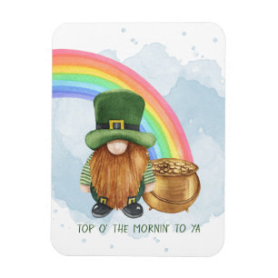 Magnet Flexible Pot de lutin mignon personnalisé pour la Saint-Pat