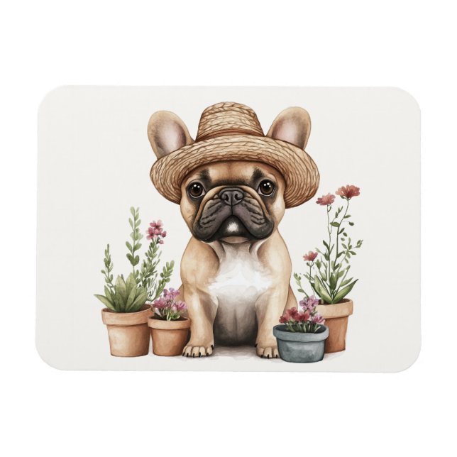 Magnet Flexible Pots de fleurs de jardinage de Bulldog (Horizontal)