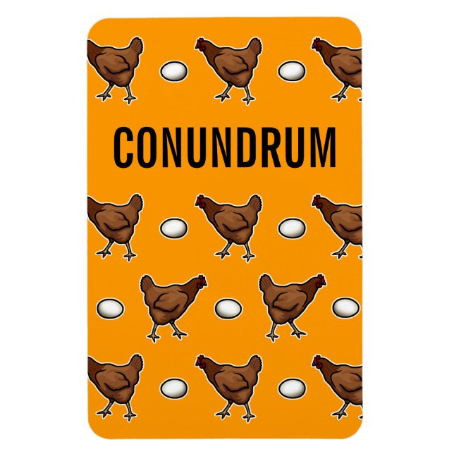 Magnet Flexible Poulet ou énigme des oeufs (Vertical)