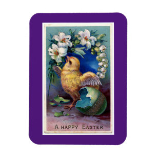 Magnet Flexible Poulette de Pâques hachée à partir d'un aimant d'o