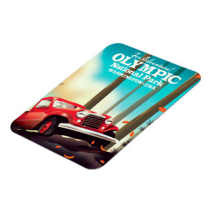 Magnet Flexible Pour l'aventure ! Parc national olympique Washingt