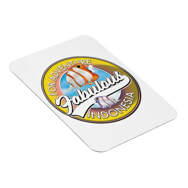 Magnet Flexible Pour le logo de l'Indonésie fabuleuse d'aventure (Côté Droit)