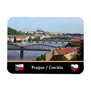 Magnet Flexible Prague, Château et Ponts / République Tchèque