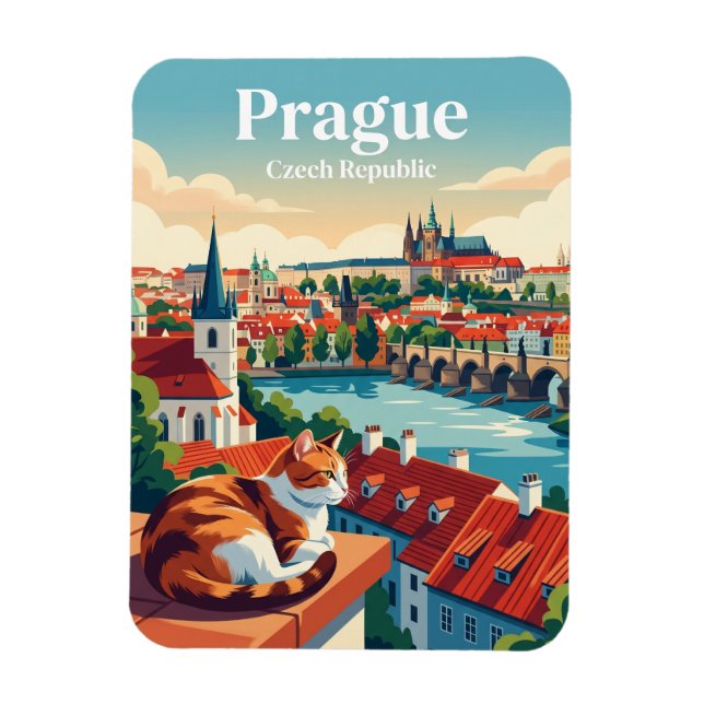 Magnet Flexible Prague République tchèque (Vertical)