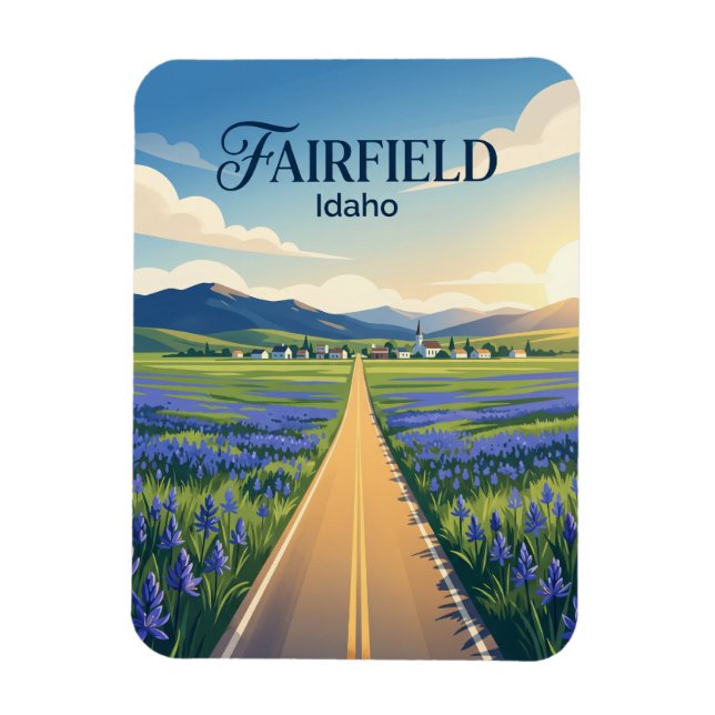 Magnet Flexible Prairie de Camas Idaho (Vertical)