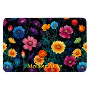 Magnet Flexible Pré des fleurs vives