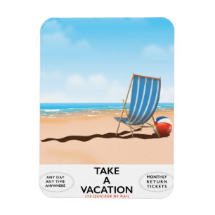 Magnet Flexible Prenez des Vacances