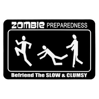 Magnet Flexible Préparation de Zombie Befriend Lent BLANC Concepti