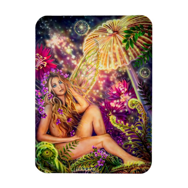 Magnet Flexible Présentant 'Enchantement' par l'artiste Lisa Iris (Vertical)