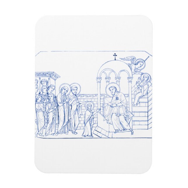 Magnet Flexible Présentation de la Bienheureuse Vierge Marie (Vertical)