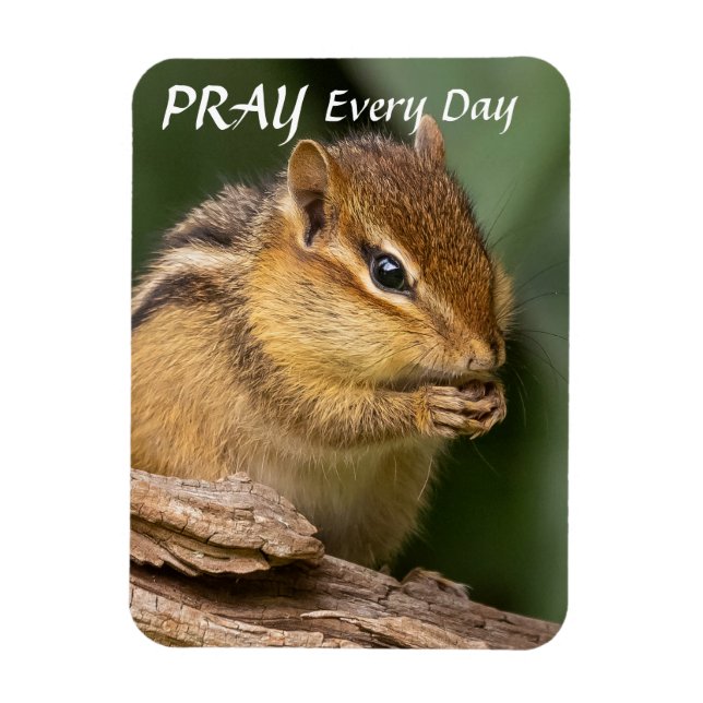 Magnet Flexible Priez chaque jour Chipmunk (Vertical)