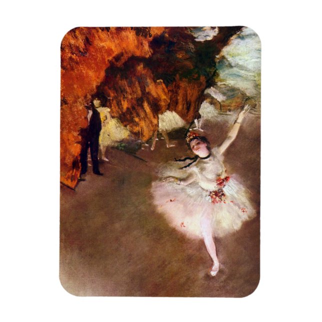 Magnet Flexible Prima Ballerina, Rosita Mauri par Edgar Degas (Vertical)