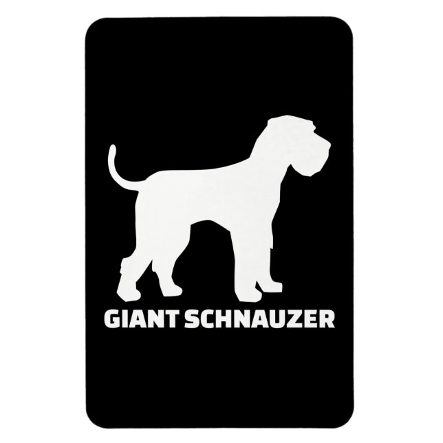Magnet Flexible prime de schnauzer géant (Vertical)
