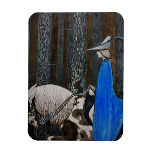 Magnet Flexible Prince et Tomten à travers les bois