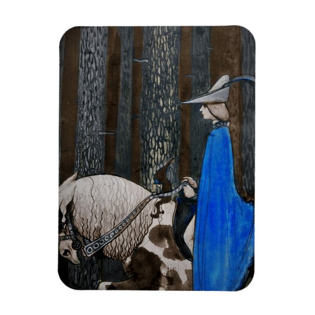 Magnet Flexible Prince et Tomten à travers les bois (Vertical)