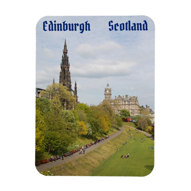 Magnet Flexible Princes Street Gardens, Édimbourg, Écosse (Vertical)