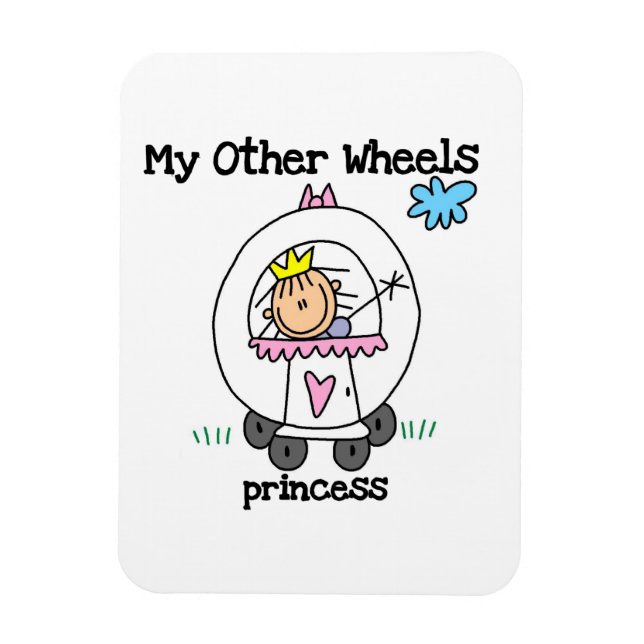 Magnet Flexible Princesse Autres Roues (Vertical)