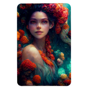 Magnet Flexible Princesse de l'océan gracieuse