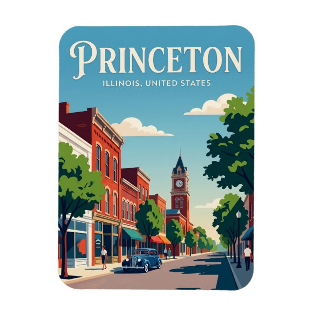Magnet Flexible Princeton Illinois (Vertical)