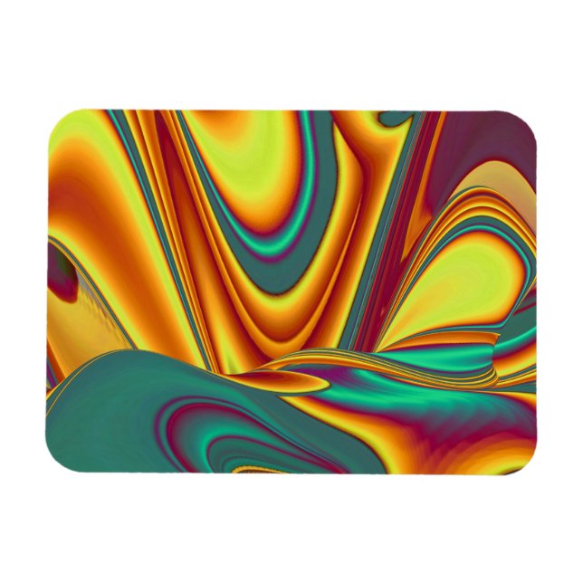 Magnet Flexible Printemps Été Automne Fleurs Magie (Horizontal)