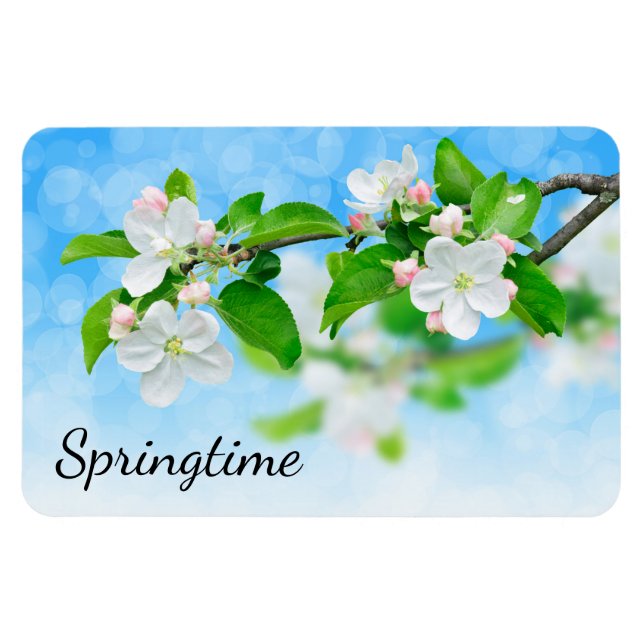 Magnet Flexible Printemps (fleurs de pomme) (Horizontal)