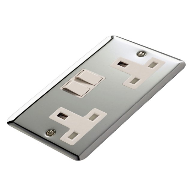 Magnet Flexible Prise USB AC BS 1363 [British Standard] (Côté Gauche)