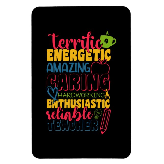 Magnet Flexible Professeur Cadeaux | Enseignant de soins Extraordi (Vertical)