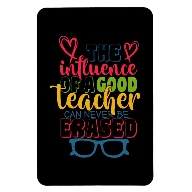 Magnet Flexible Professeur Cadeaux | L'Influence D'Un Bon Enseigna (Vertical)