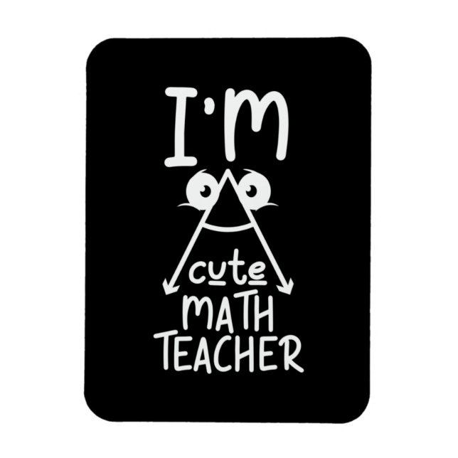 Magnet Flexible Professeur de mathématiques Je suis enseignant de  (Vertical)