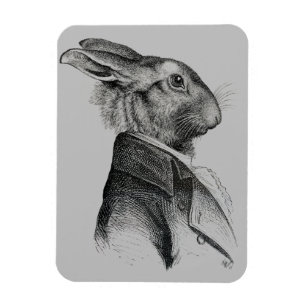 Magnet Flexible Profil de portrait de lapin