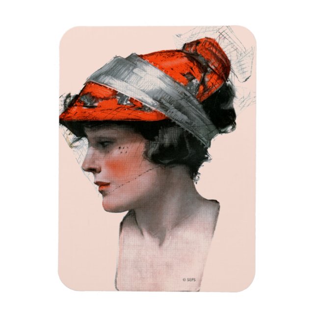 Magnet Flexible Profil de Woman (Vertical)