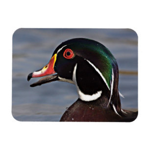 Magnet Flexible Profil d'un canard en bois