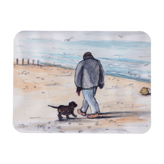 Magnet Flexible Promenade du chien - 05 (Horizontal)