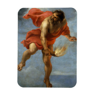 Magnet Flexible Prométhée prenant feu